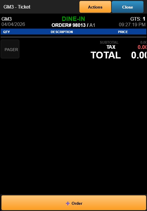 Guest Count Selection